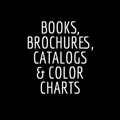 Books, Brochures, Catalogs and Color Charts