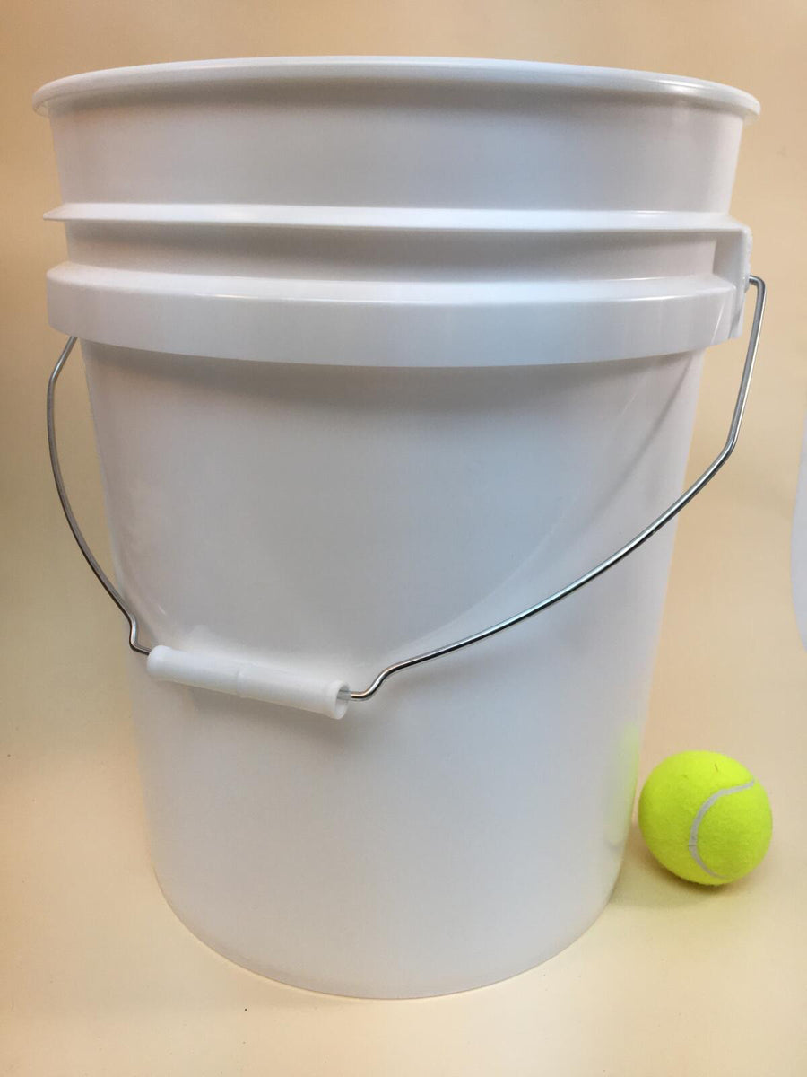 PG Baseball Bucket - 5 Gallon White