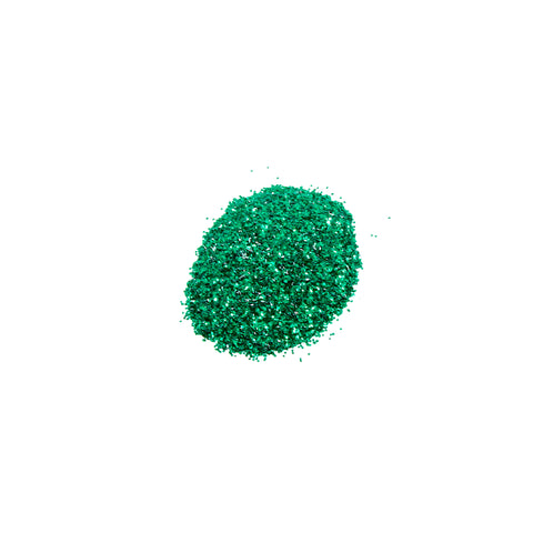 Emerald Green Plastic Jewels, 1 lb.