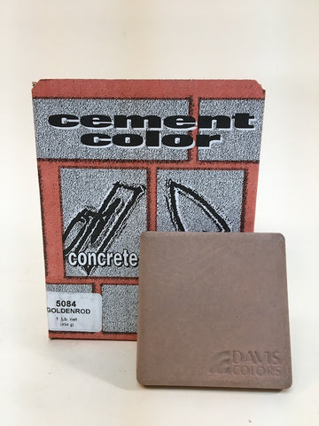Cement Color, #5084 Goldenrod, 1 lb. Box