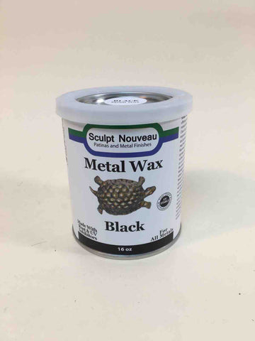 Sculpt Nouveau Black Metal Wax, All Metals, 16 oz.