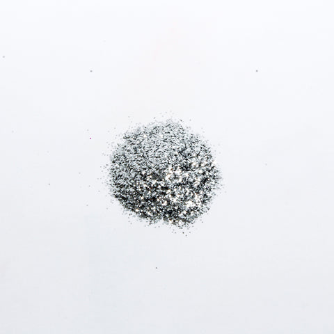 Polyester Jewels, Bright Silver, 1 lb.