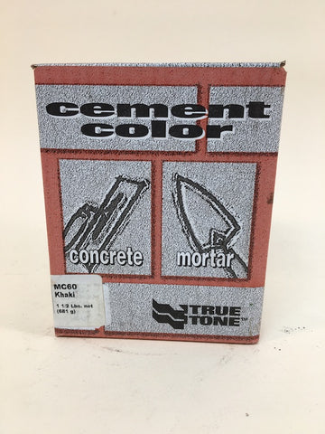 Cement Color, MC60 Khaki, 1.5 lb. Box