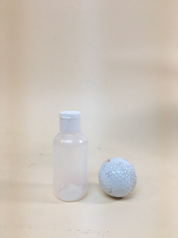 2 oz. Plastic Bottle (including flip top cap)