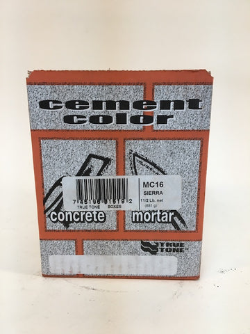 Cement Color, MC16 Sierra, 1.5 lb. Box