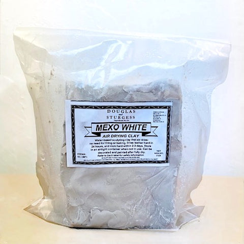 Mexo White Air Drying Clay, 5 lbs.