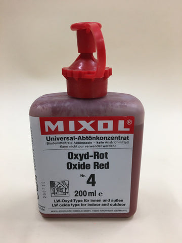 Oxide Red Mixol, 200 ml.