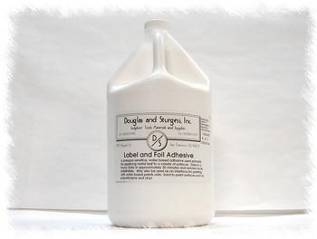 Label and Foil Adhesive, 1 Gallon